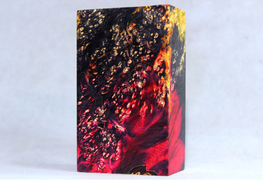 Stabilized Maple Burl Wood Mod Block